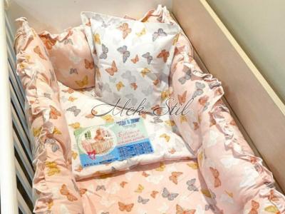 Детска колекция  Бебешки хавлии|Бебешки чаршафи  Бебешко спално бельо Пеперуди